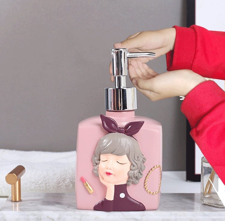 Nordic Girl Soap Dispenser Bowlift