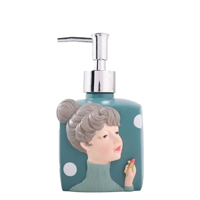 Nordic Girl Soap Dispenser Bowlift