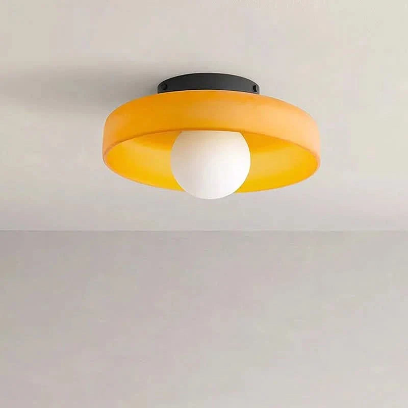 BowLift | Scandinavian ceiling lamp made of glass for warm & minimalist living ambiance