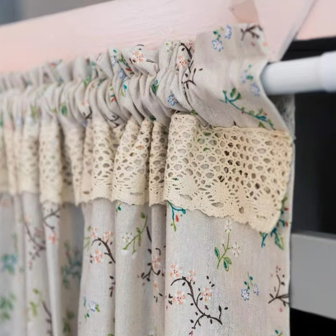 BowLift | Nordic Bloom Kitchen Cabinet Curtain