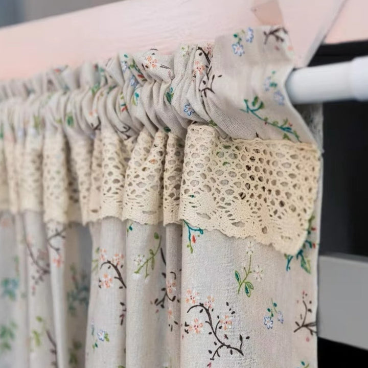 BowLift | Nordic Bloom Kitchen Cabinet Curtain