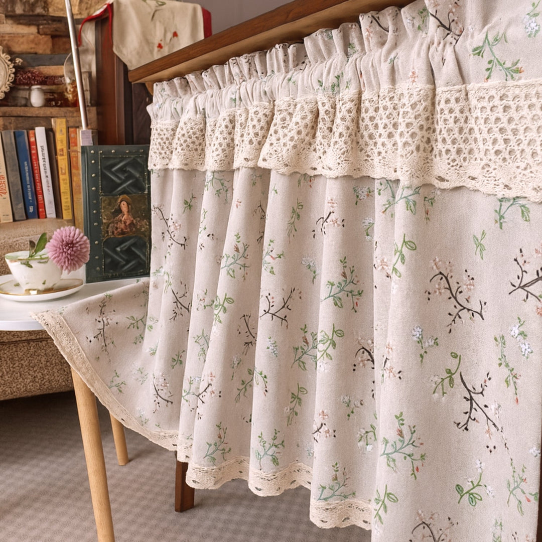 BowLift | Nordic Bloom Kitchen Cabinet Curtain