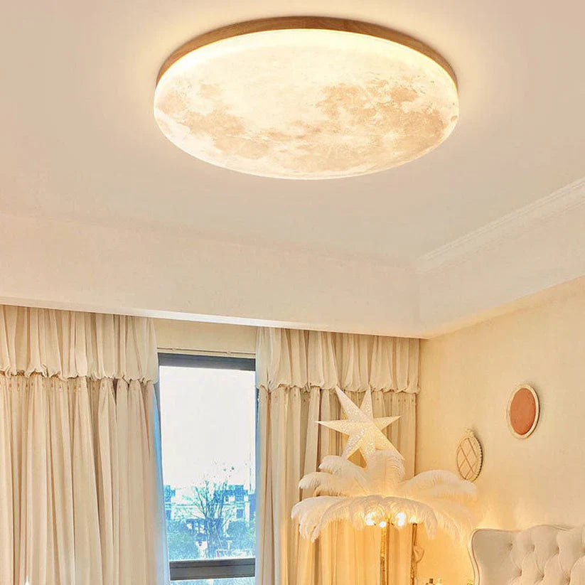 BowLift | Moon Round | Minimalist LED Ceiling Light