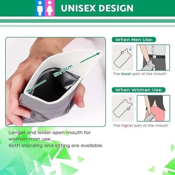 BowLift | Emergency travel bag for urine relief — Leak-proof & odor-proof