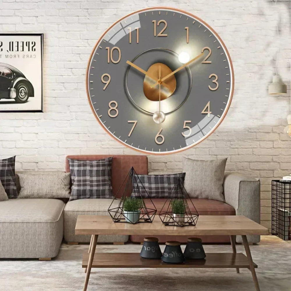 BowLift | NuWall | Modern Wall Clock for Elegant Interiors