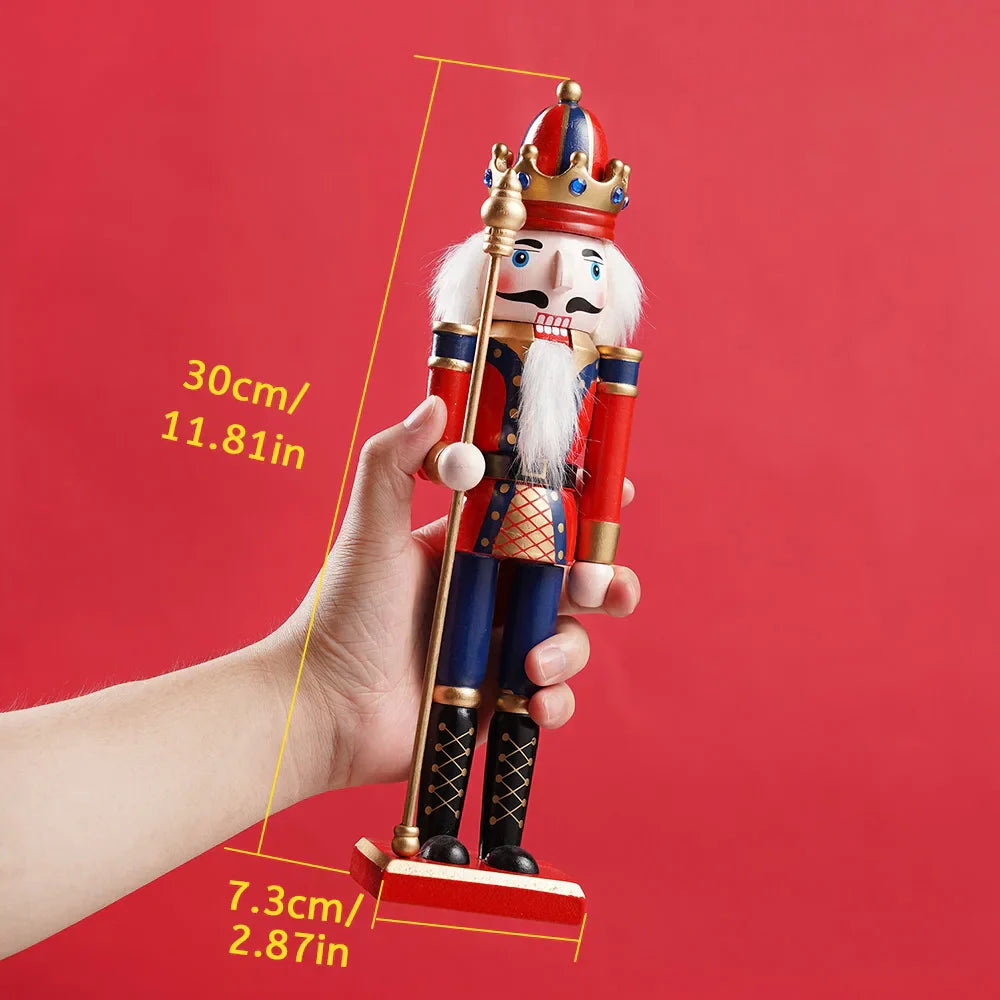 BowLift | Nutcracker Soldier | Wooden Figure Erzgebirge 30 cm Vintage