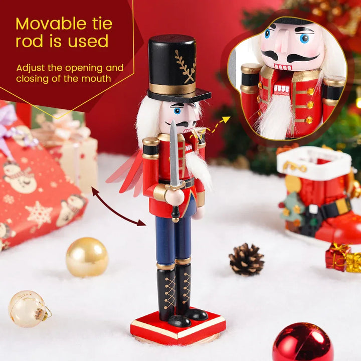 BowLift | Nutcracker Soldier | Wooden Figure Erzgebirge 30 cm Vintage