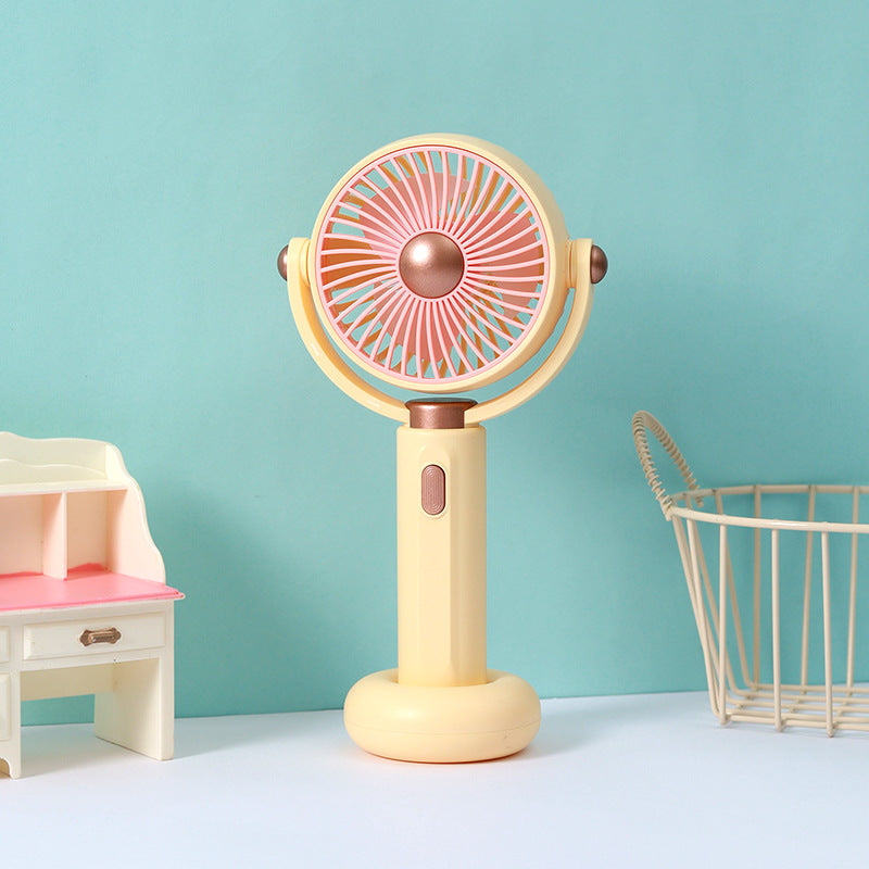 Ladies Portable Hand Fan with Flexible Design Bowlift