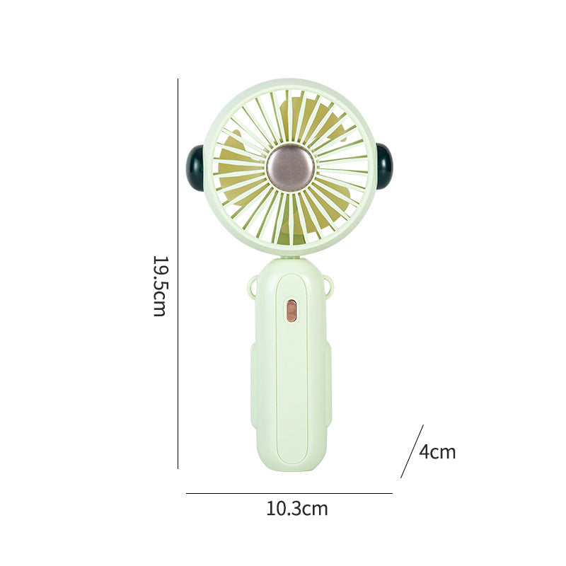Cute Cartoon Design Handheld Fan Bowlift