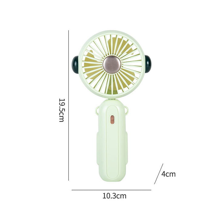 Cute Cartoon Design Handheld Fan Bowlift