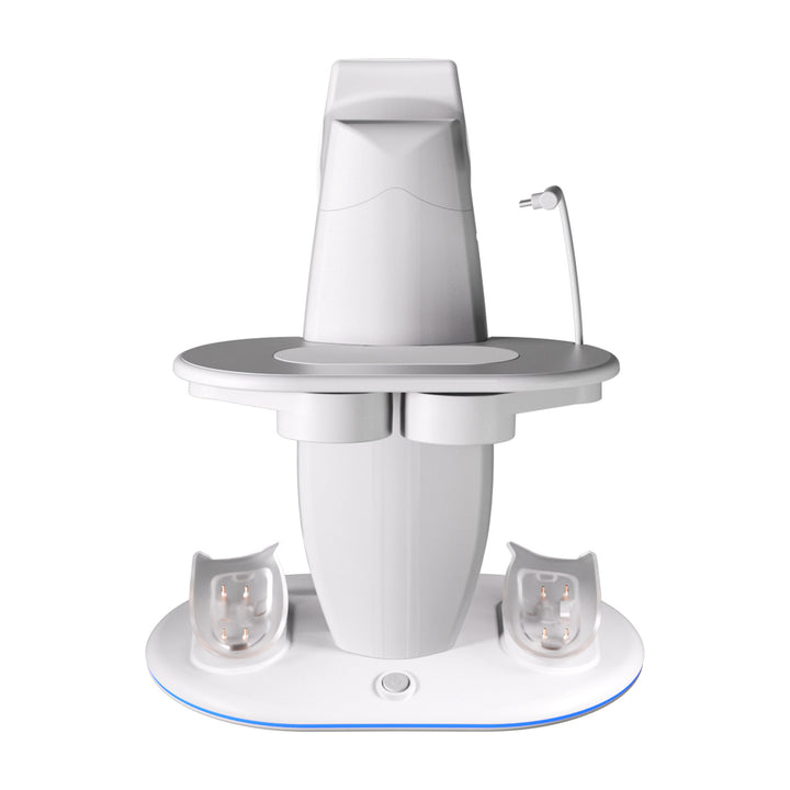 VR-Headset Stand with Practical Storage Compartments Bowlift