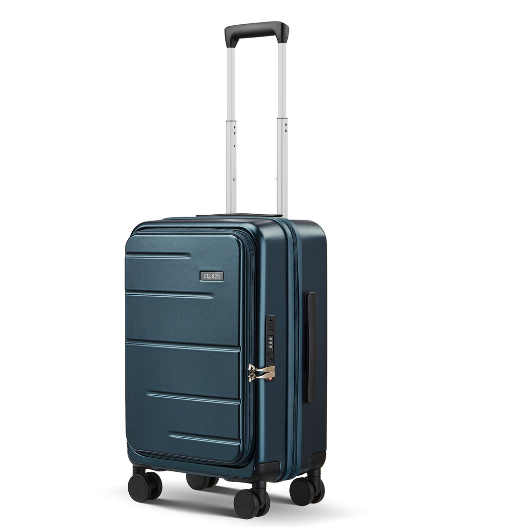 Unisex Compact Expandable Rolling Suitcase Bowlift