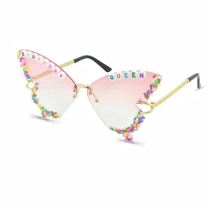 Women's Exclusive Party Sunglasses with Individual Inscription Bowlift