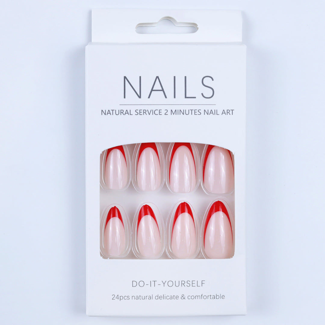 Artificial nails in elegant fringe design Bowlift