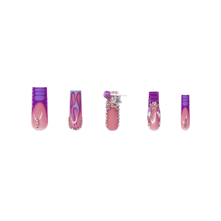 Artistic Premium 3D Press-On Nail Art Bowlift