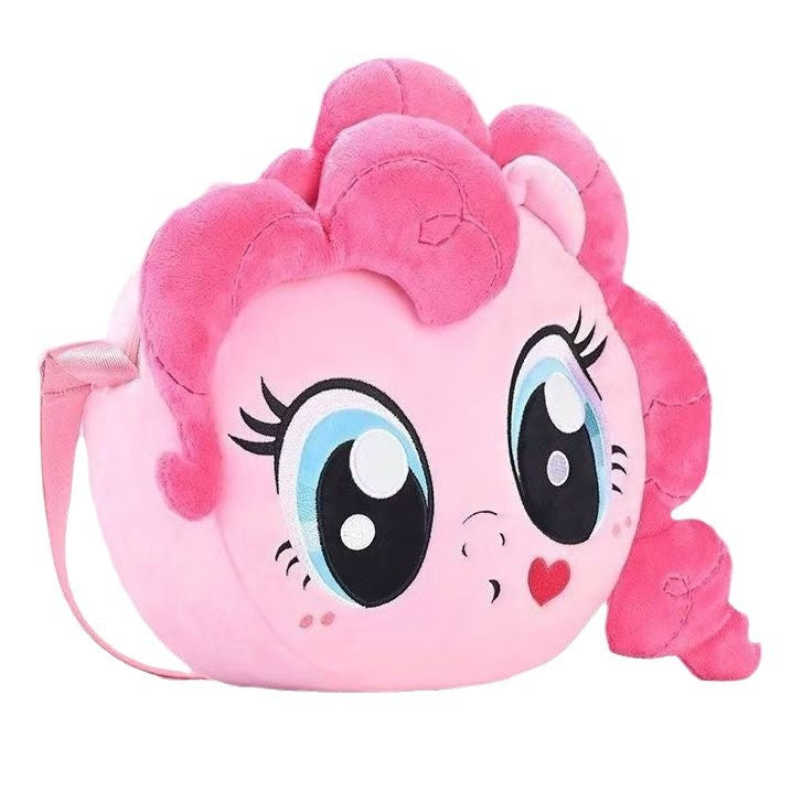 Plush shoulder bag with character design Bowlift