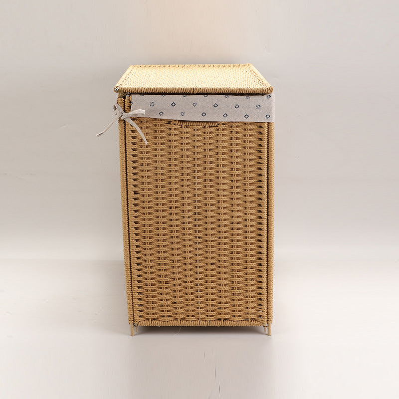 Handwoven Rectangular Storage Basket Bowlift