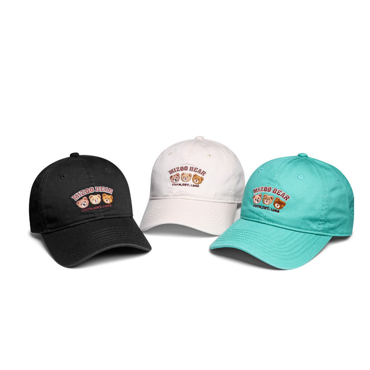 Women playful cotton cap with embroidered animal design Bowlift