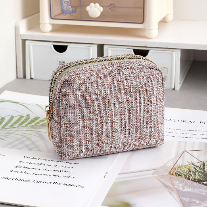 Compact Zippered Coin Purse