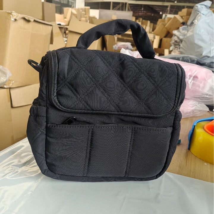 Quilted Multi-Pocket Handbag Bowlift