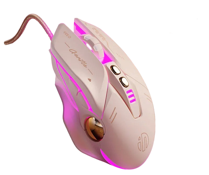 Ergonomic Gaming Mouse with Customizable RGB Lighting Bowlift