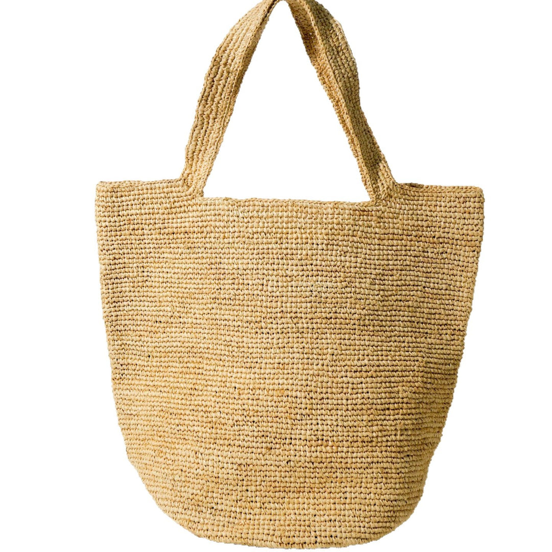 Handcrafted Beach Bag Made of Natural Material Bowlift