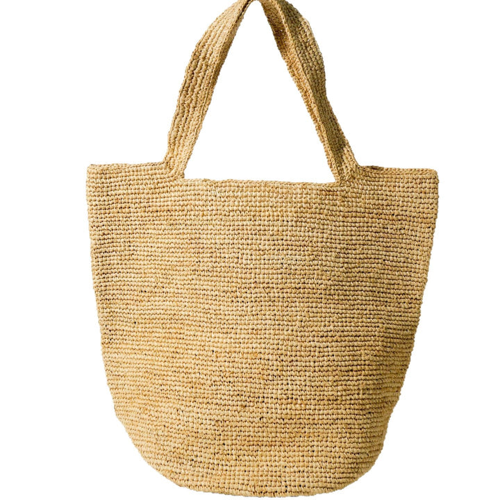 Handcrafted Beach Bag Made of Natural Material Bowlift