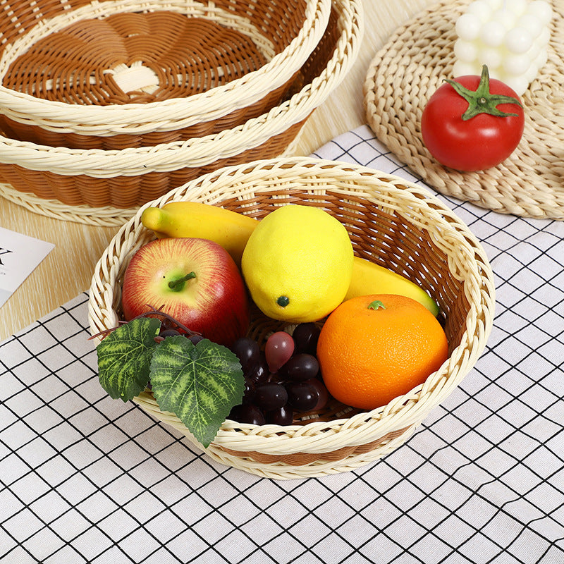 Artisan Woven Serving Bowl Bowlift