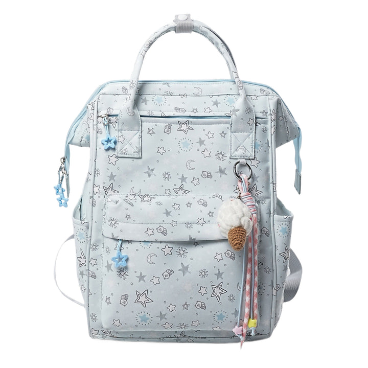 Stylish Star-Patterned Backpack Bowlift