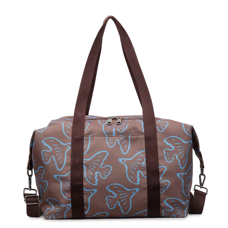 Artistic Patterned Travel Duffle Bag