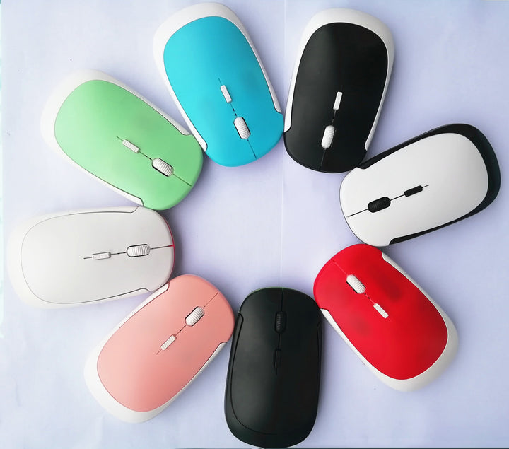Compact Wireless Optical Mouse Bowlift