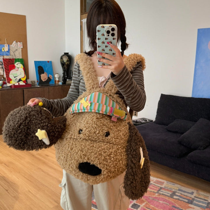 Backpack in playful animal design with ergonomic shoulder straps Bowlift