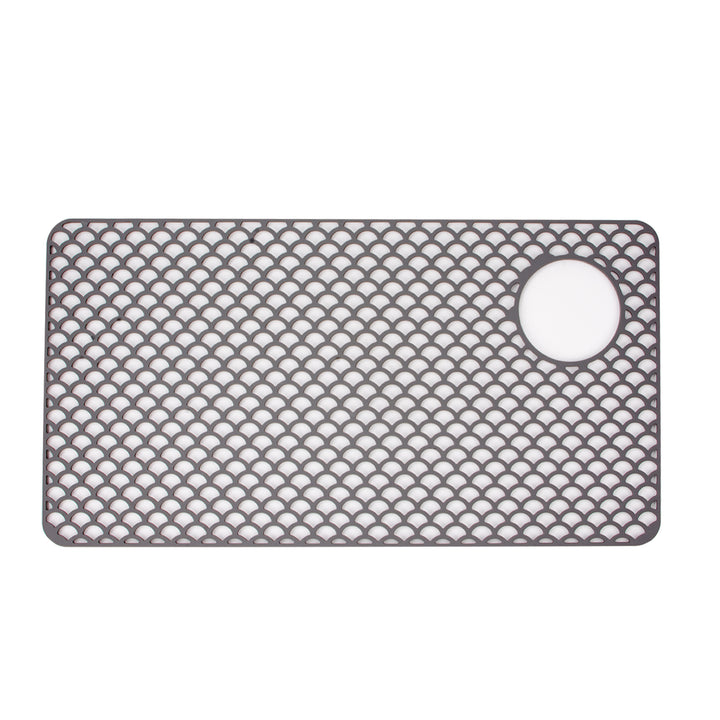 Non-Slip Multi-Textured Kitchen Drain Mat Bowlift