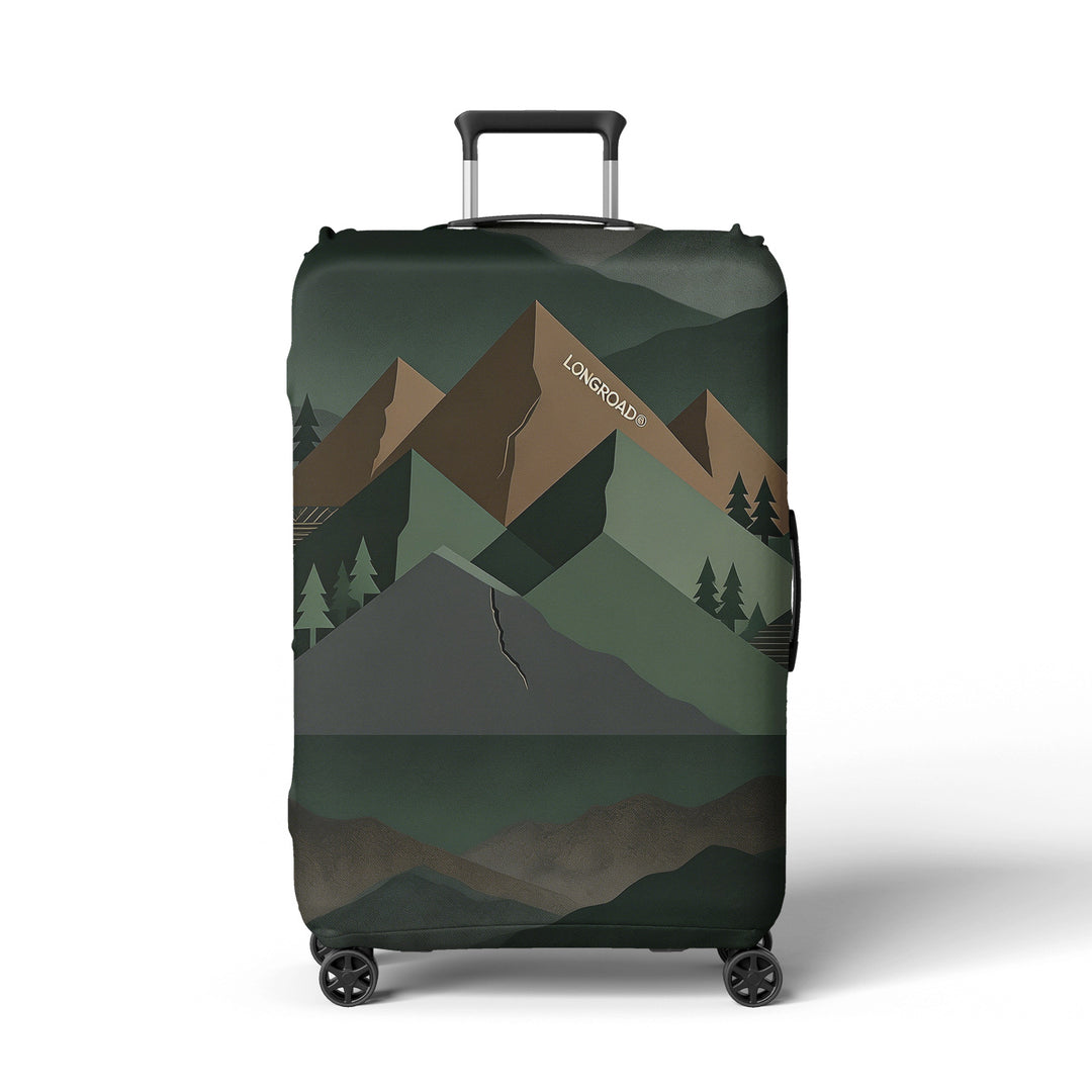 Women's suitcase cover with modern graphic design Bowlift