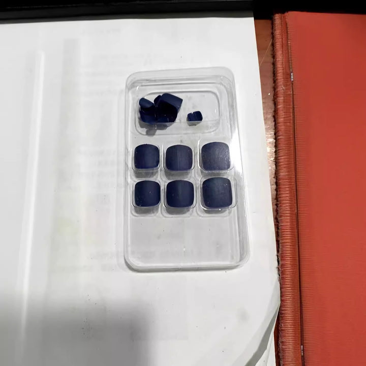 Smooth Matte Press-On Nail Set Bowlift