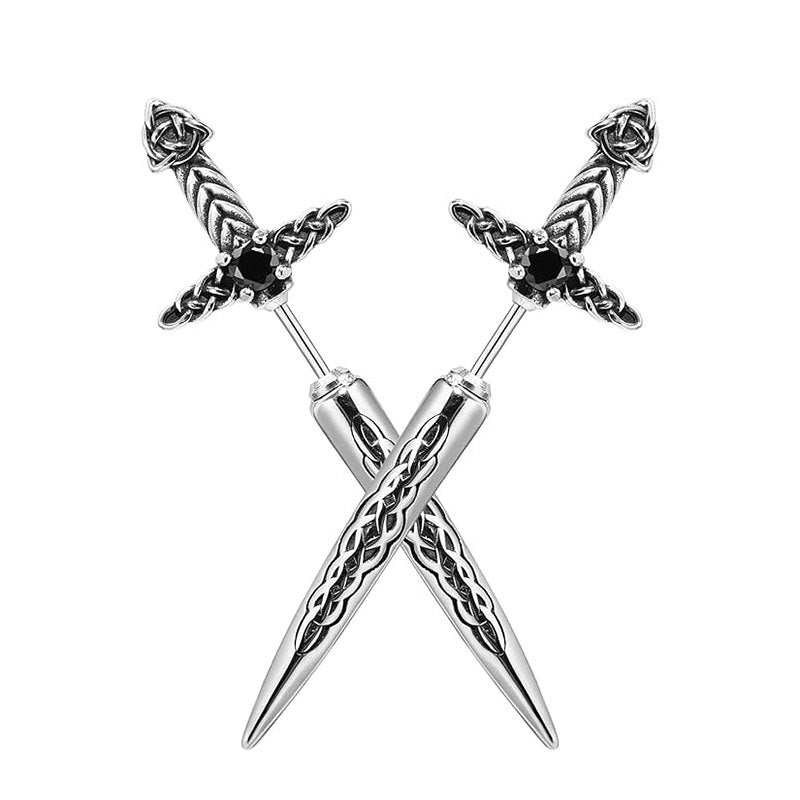 Gothic Sword-Shaped Earrings Bowlift