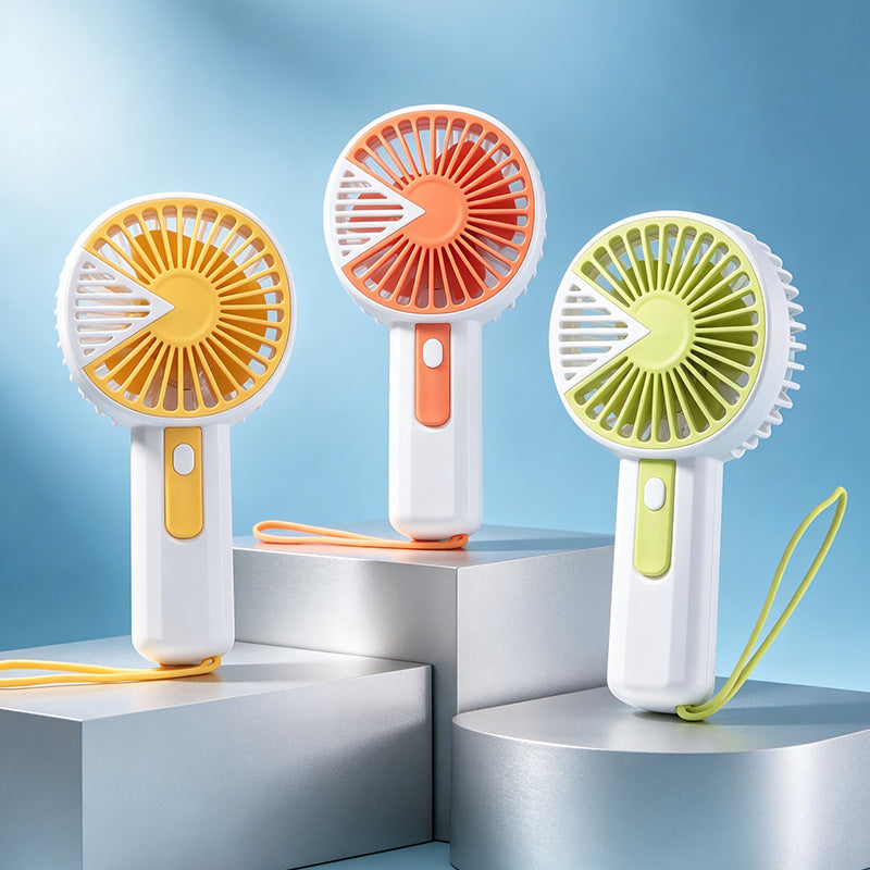Portable handheld fan with USB charging function and ergonomic handle Bowlift
