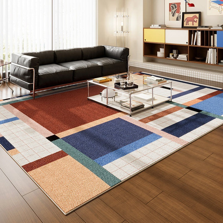 Modern Geometric Area Rug Bowlift