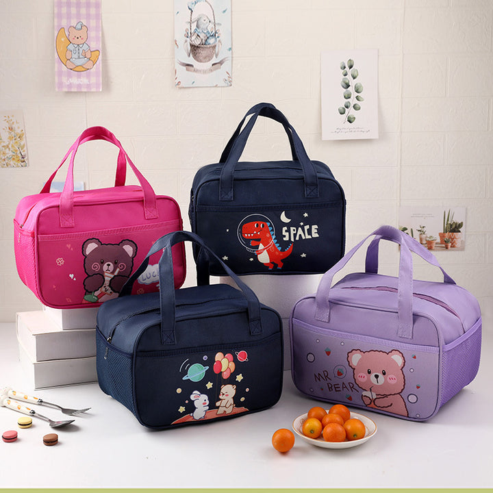 Insulated Kids' Lunch Bag with Cute Bear Design Bowlift