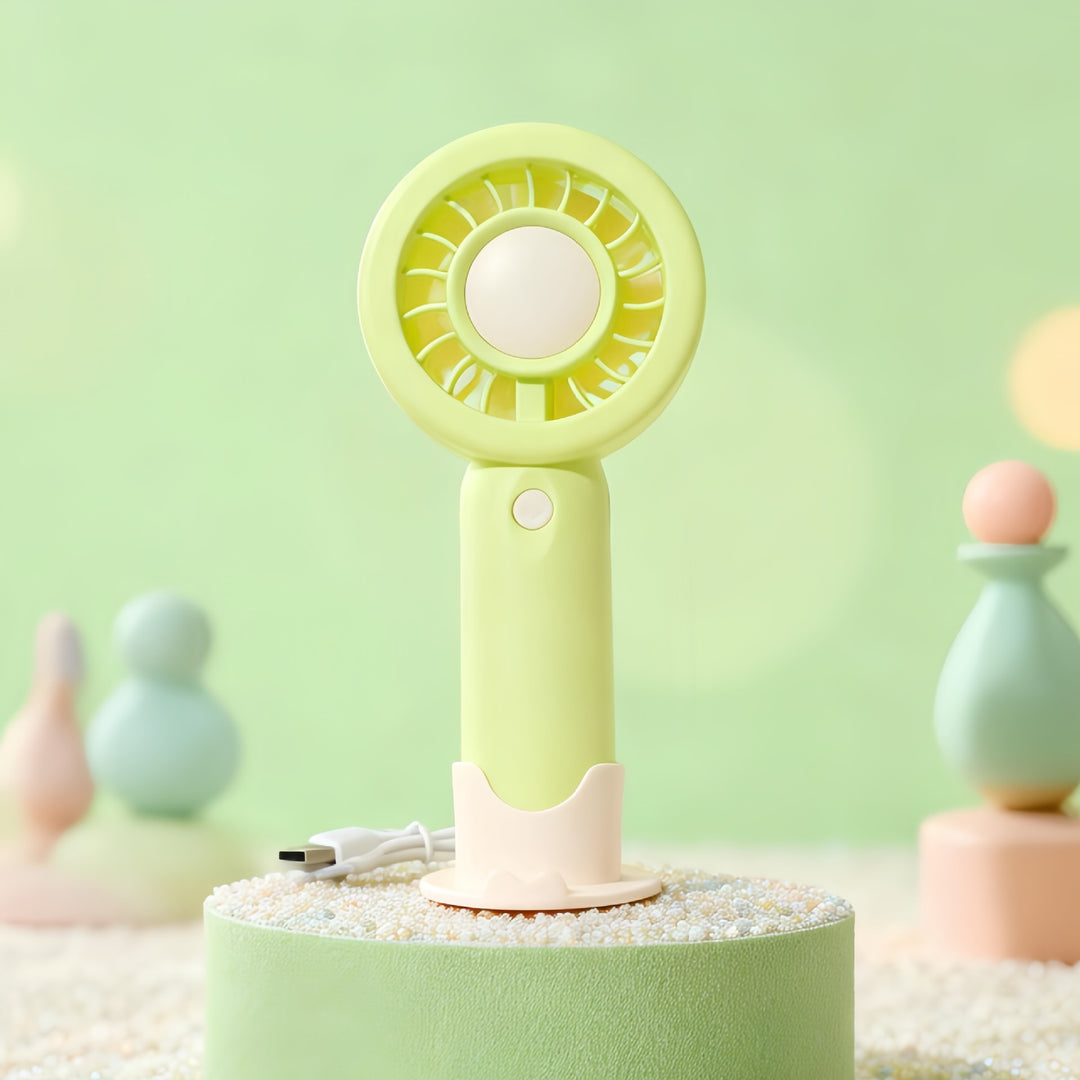 Portable Usb Hand Fan with Variable Angle Adjustment Bowlift
