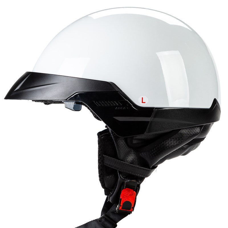 Urban Style Motorcycle Half-Helmet with Visor Bowlift