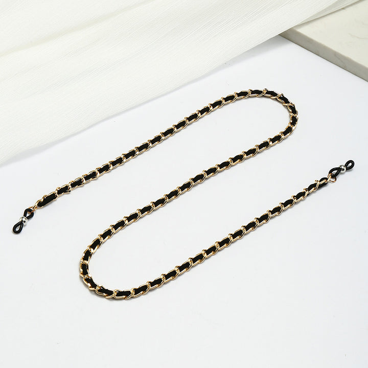 Aviator Sunglasses with Fashionable Chain Bowlift