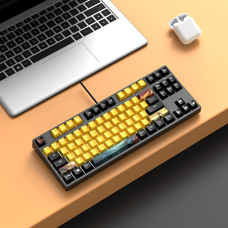 Compact Mechanical Gaming Keyboard Bowlift