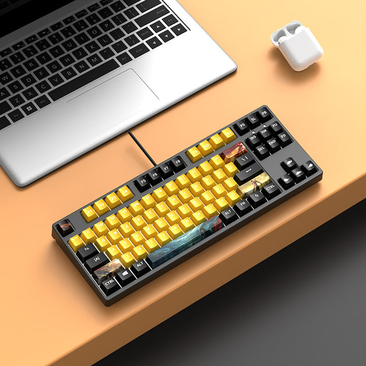 Compact Mechanical Gaming Keyboard Bowlift