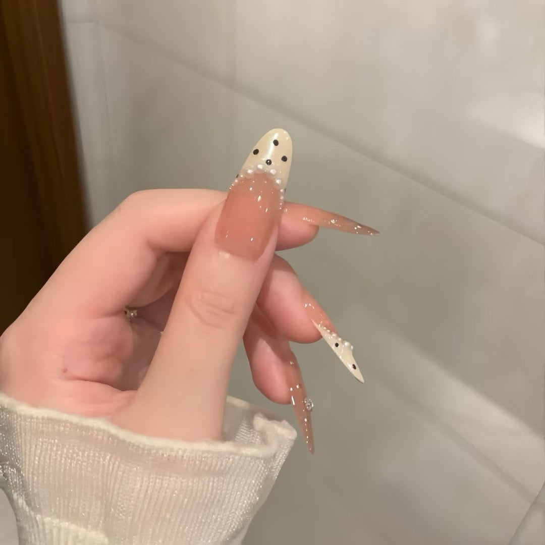 Luxury Glittered Press-On Nail Set Bowlift
