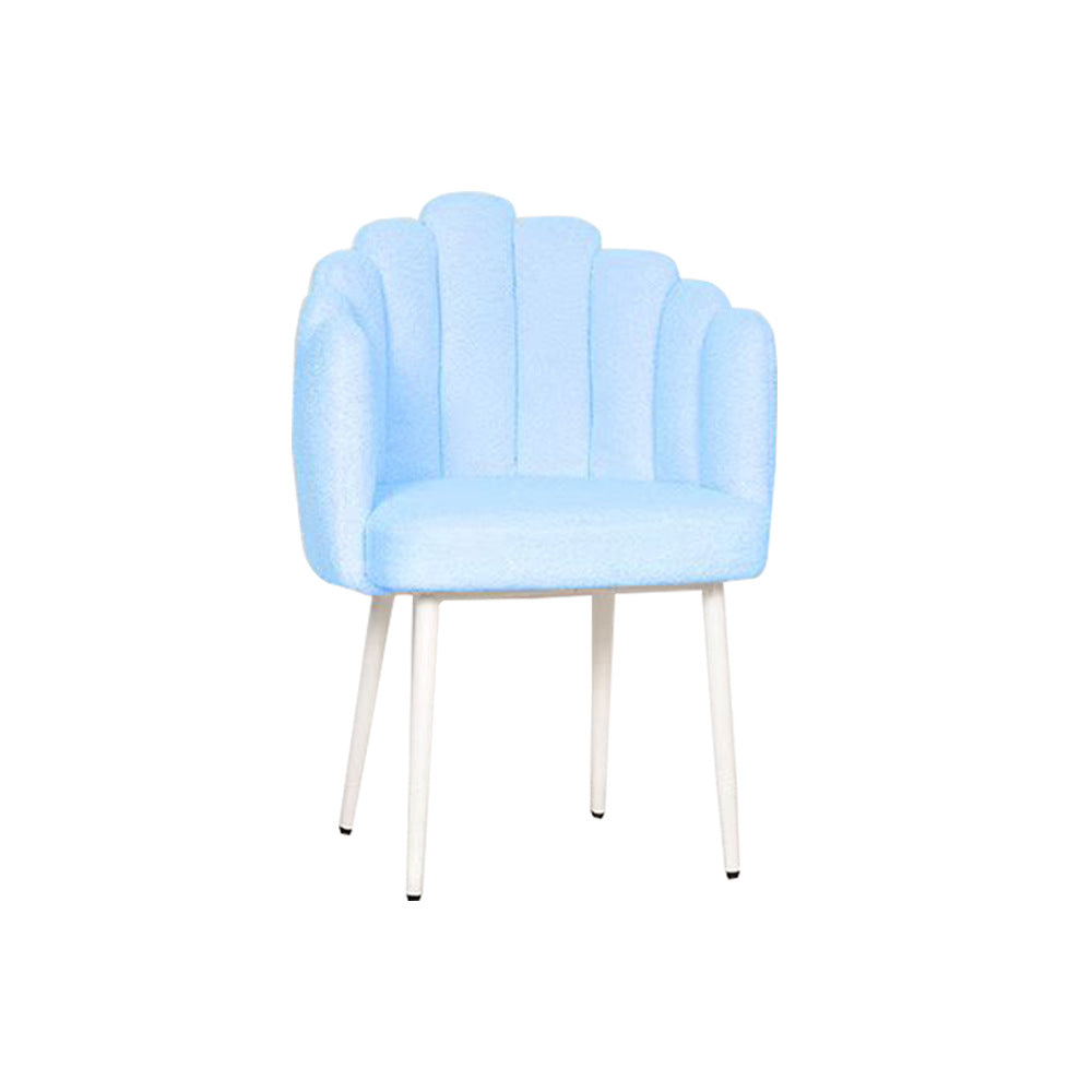 Plush Upholstered Accent Chair Bowlift