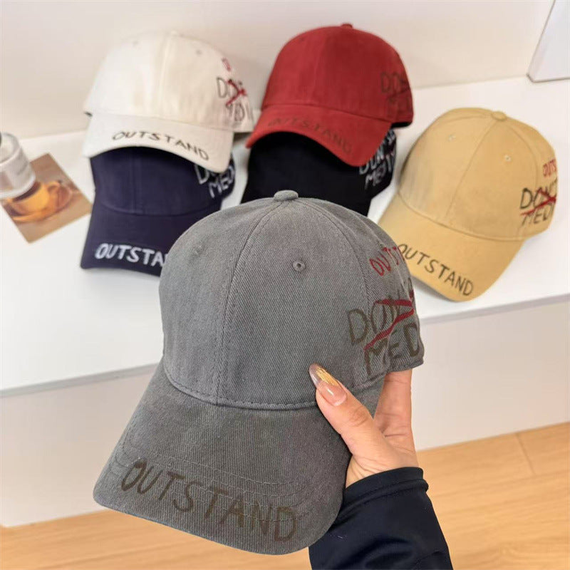 Men's Casual Cotton Embroidered Baseball Cap Bowlift