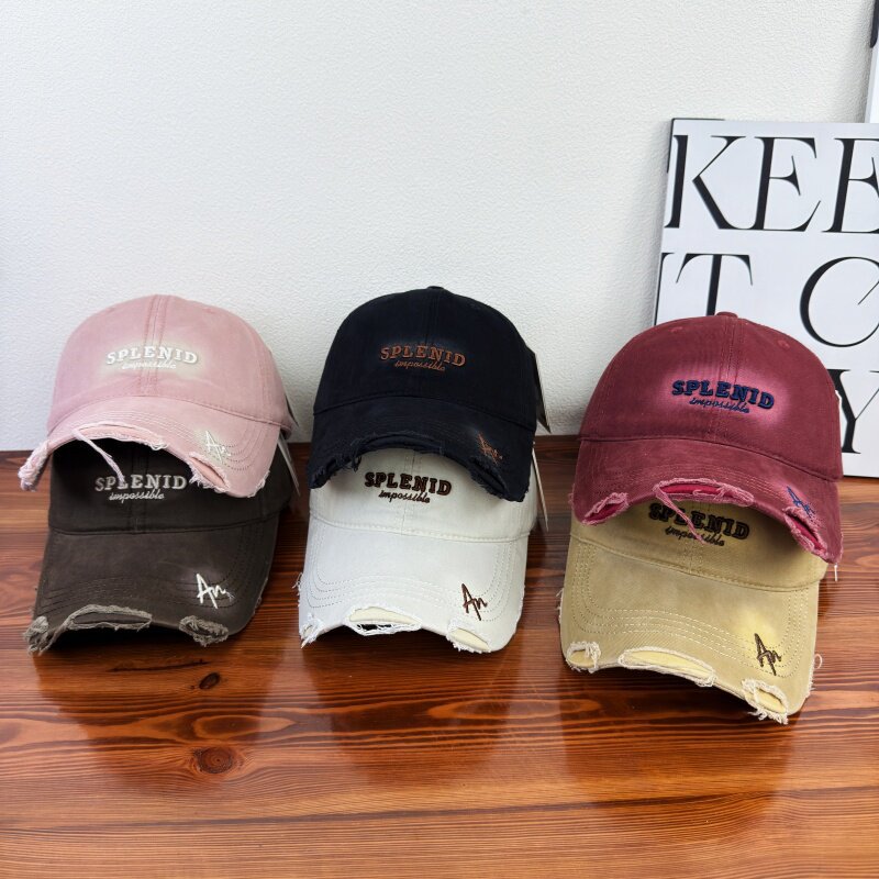 Women's Distressed Graphic Baseball Cap Bowlift