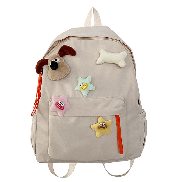 Kids' Playful Character Design School Backpack Bowlift