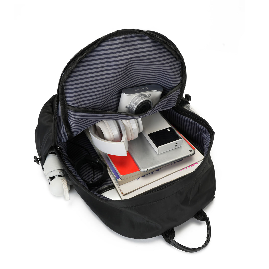 Multifunctional backpack with ergonomic shoulder straps and numerous compartments Bowlift